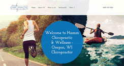 Desktop Screenshot of hammchiropractic.com